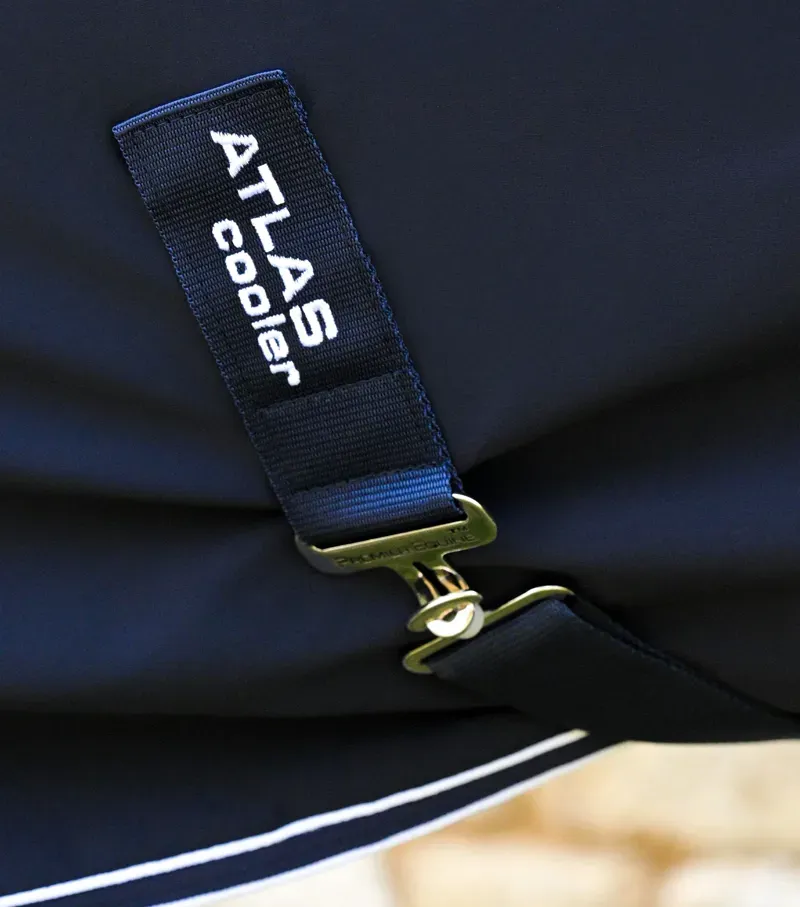 Premier Equine Atlas Horse Cooler Rug - Navy-4