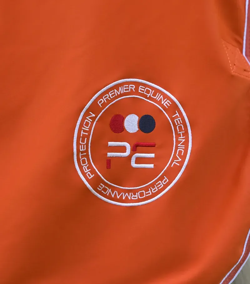Premier Equine Atlas Horse Cooler Rug - Burnt Orange-3