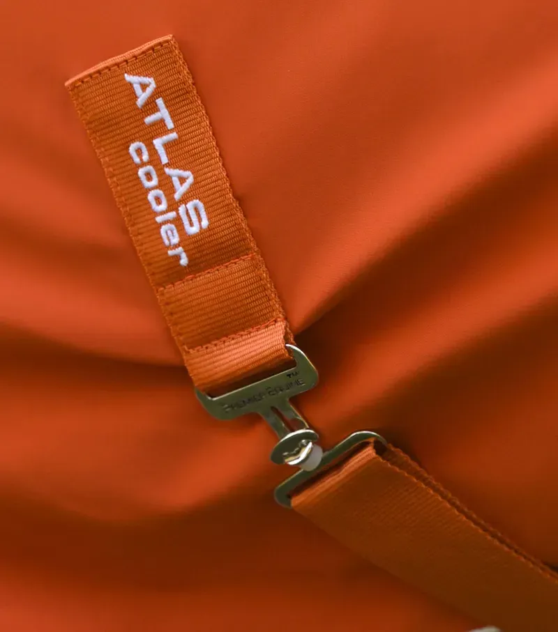 Premier Equine Atlas Horse Cooler Rug - Burnt Orange-4