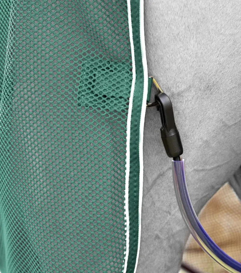 Premier Equine Atlas Mesh Horse Cooler Rug - Green-5