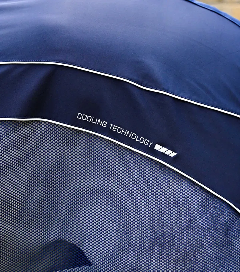 Premier Equine Atlas Mesh Horse Cooler Rug - Navy-3