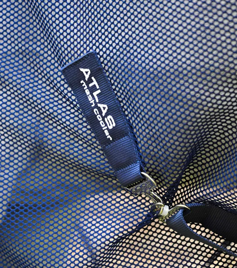Premier Equine Atlas Mesh Horse Cooler Rug - Navy-4