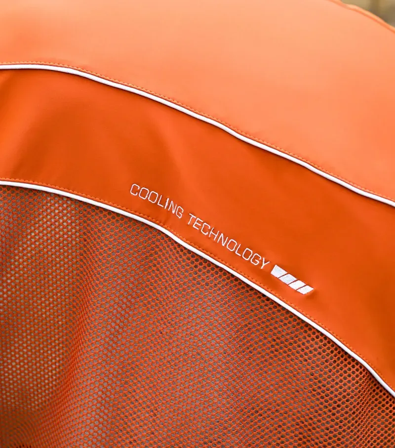 Premier Equine Atlas Mesh Horse Cooler Rug - Burnt Orange-3