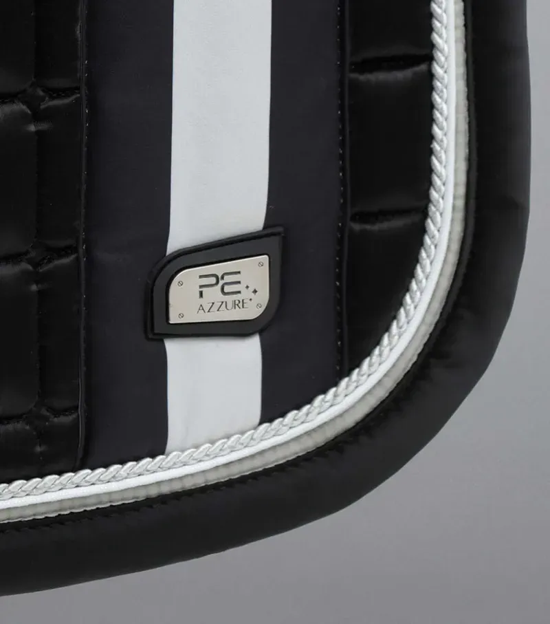 Premier Equine Azzure Anti-Slip Satin GP/Jump Square in Black-1