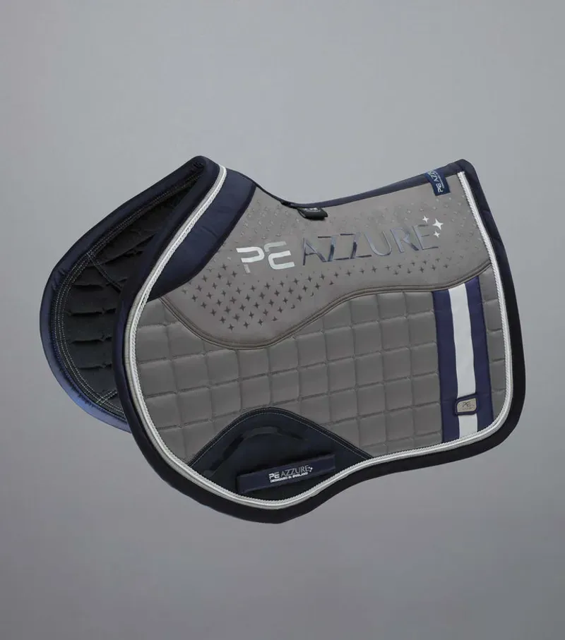Premier Equine Azzure Anti-Slip Satin GP/Jump Square - Grey