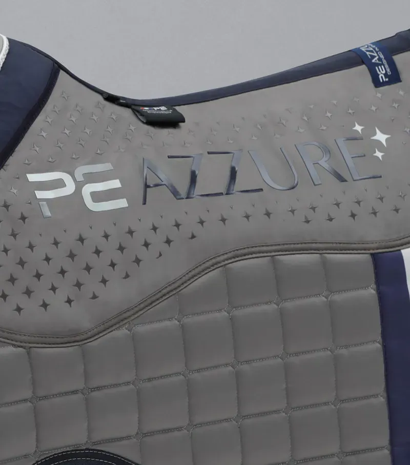 Premier Equine Azzure Anti-Slip Satin GP/Jump Square - Grey-5