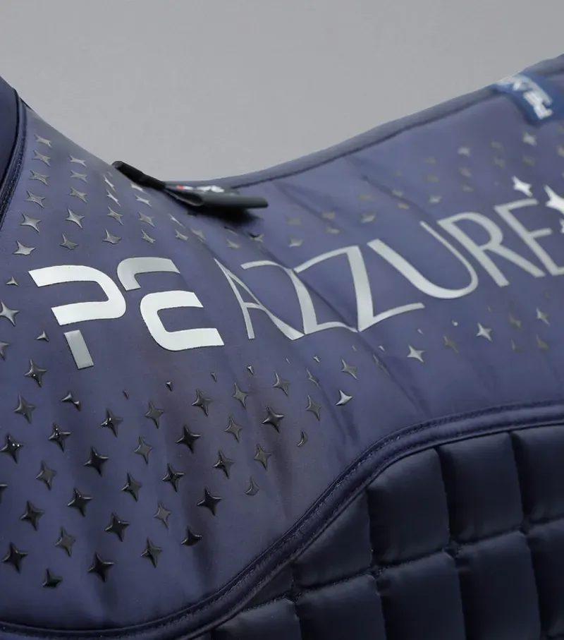 Premier Equine Azzure Anti-Slip Satin GP/Jump Square - Navy-5