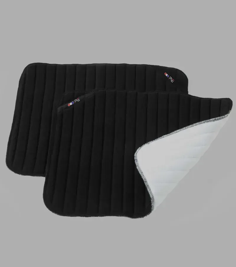 Premier Equine Horse Bandage Pad Wraps - Black-2