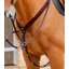 Premier Equine Baressa Elastic Jumping Breastplate - Brown