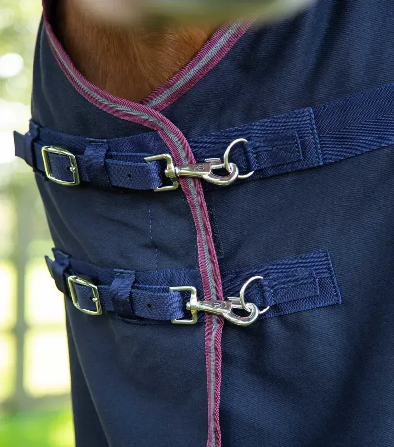 Premier Equine Barrasso Stable Sheet - Navy-2