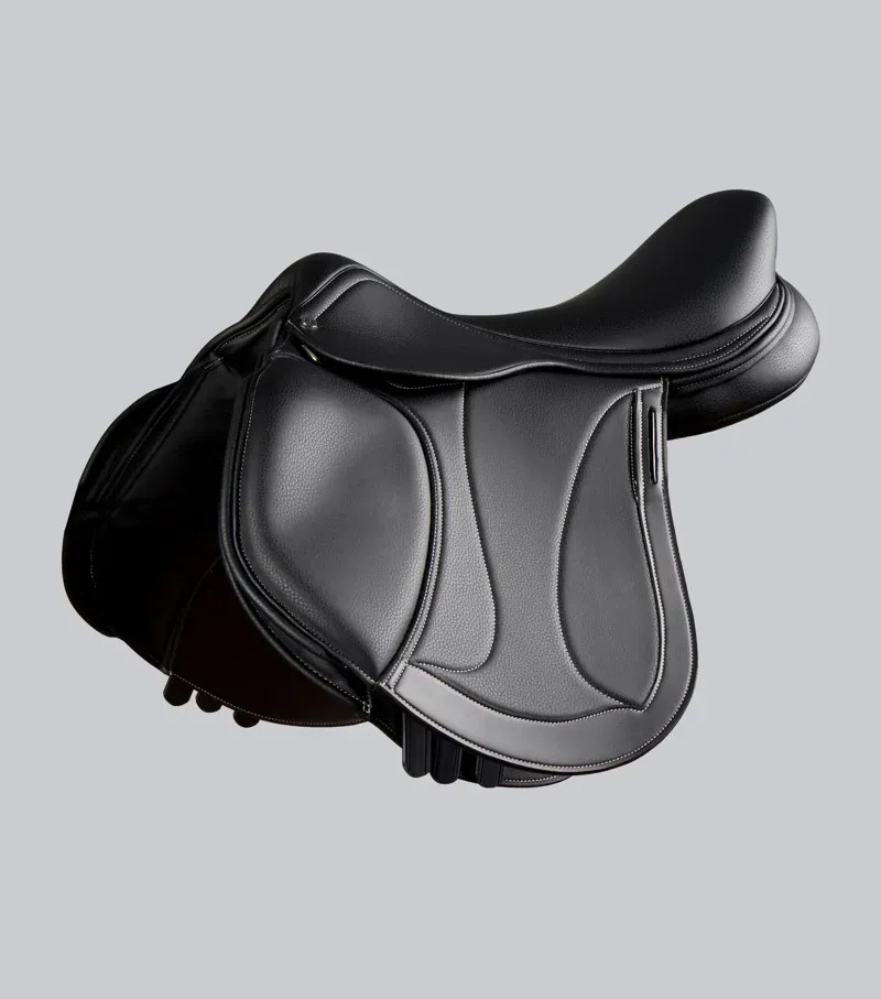 Premier Equine Bastia Synthetic Jump Saddle - Black
