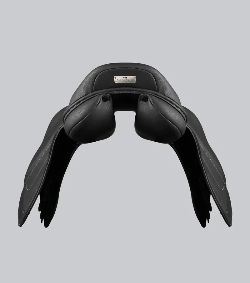 Premier Equine Bastia Synthetic Jump Saddle - Black-4