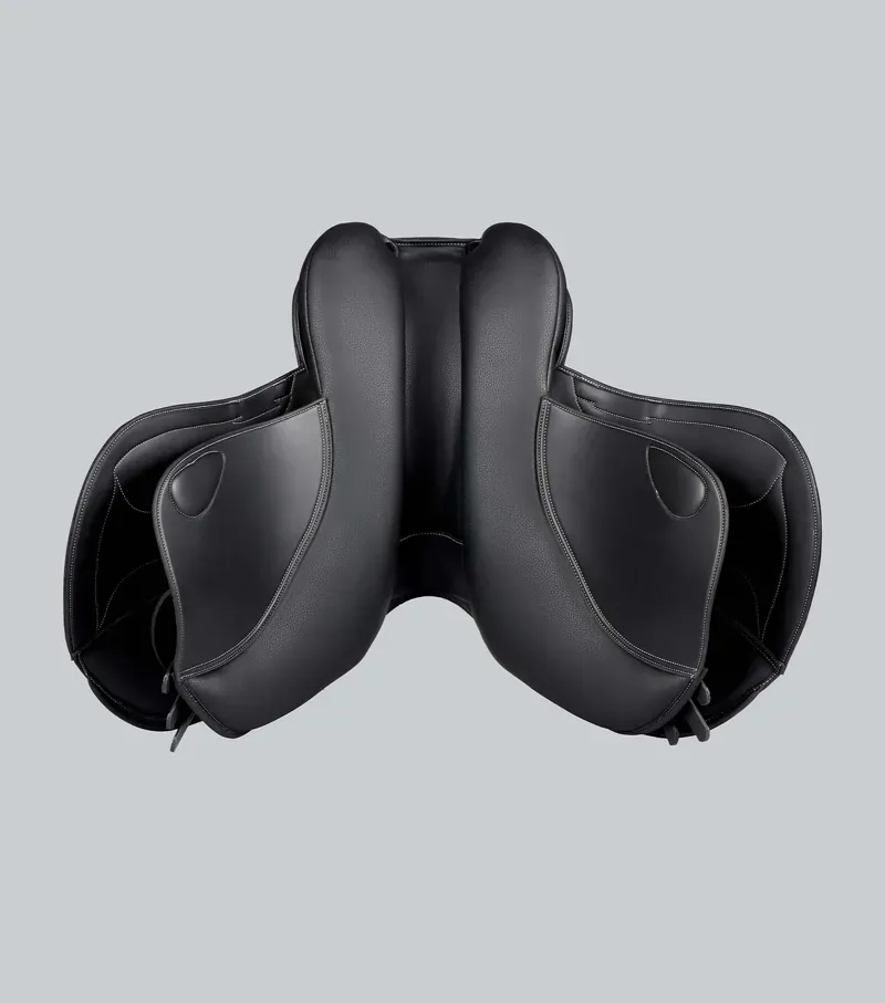 Premier Equine Bastia Synthetic Jump Saddle - Black-5