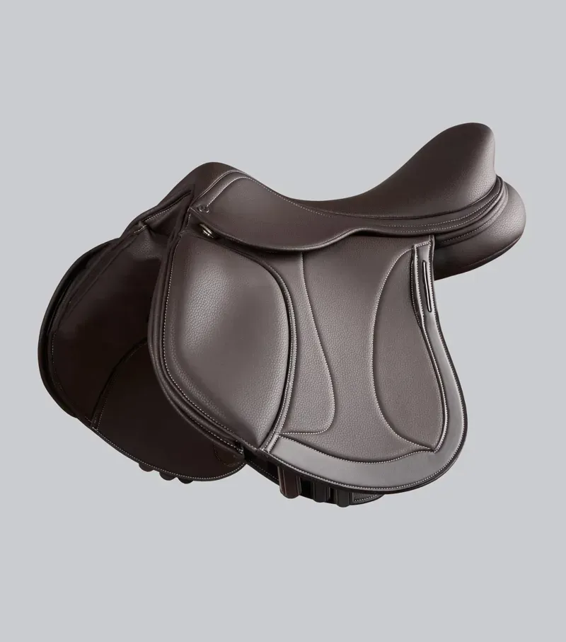 Premier Equine Bastia Synthetic Jump Saddle - Dark Havana