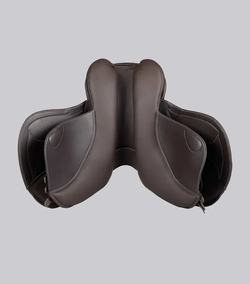 Premier Equine Bastia Synthetic Jump Saddle - Dark Havana-5
