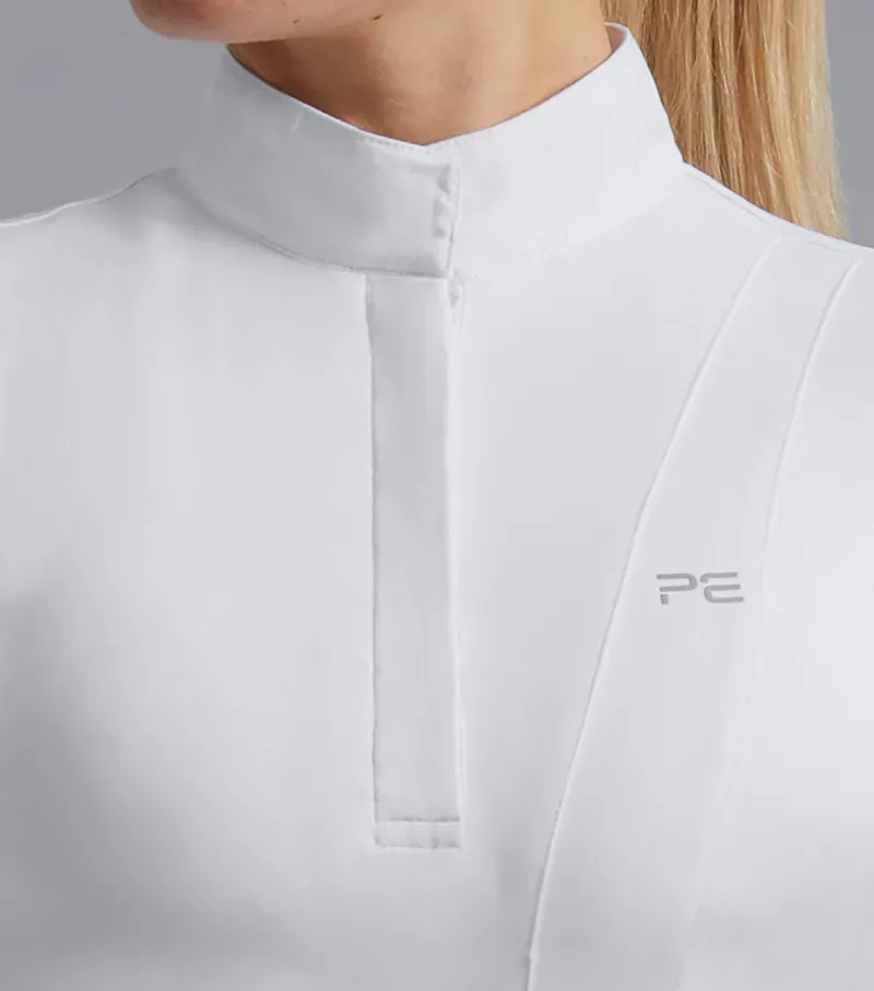 Premier Equine Bellisa Ladies Show Shirt - White-2