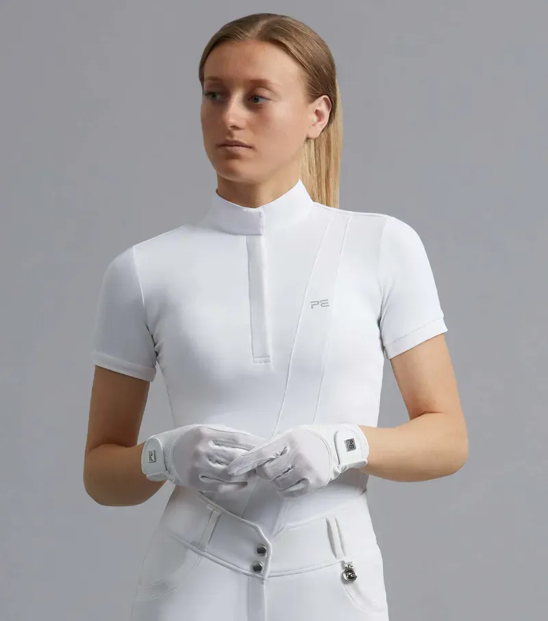 Premier Equine Bellisa Ladies Show Shirt - White