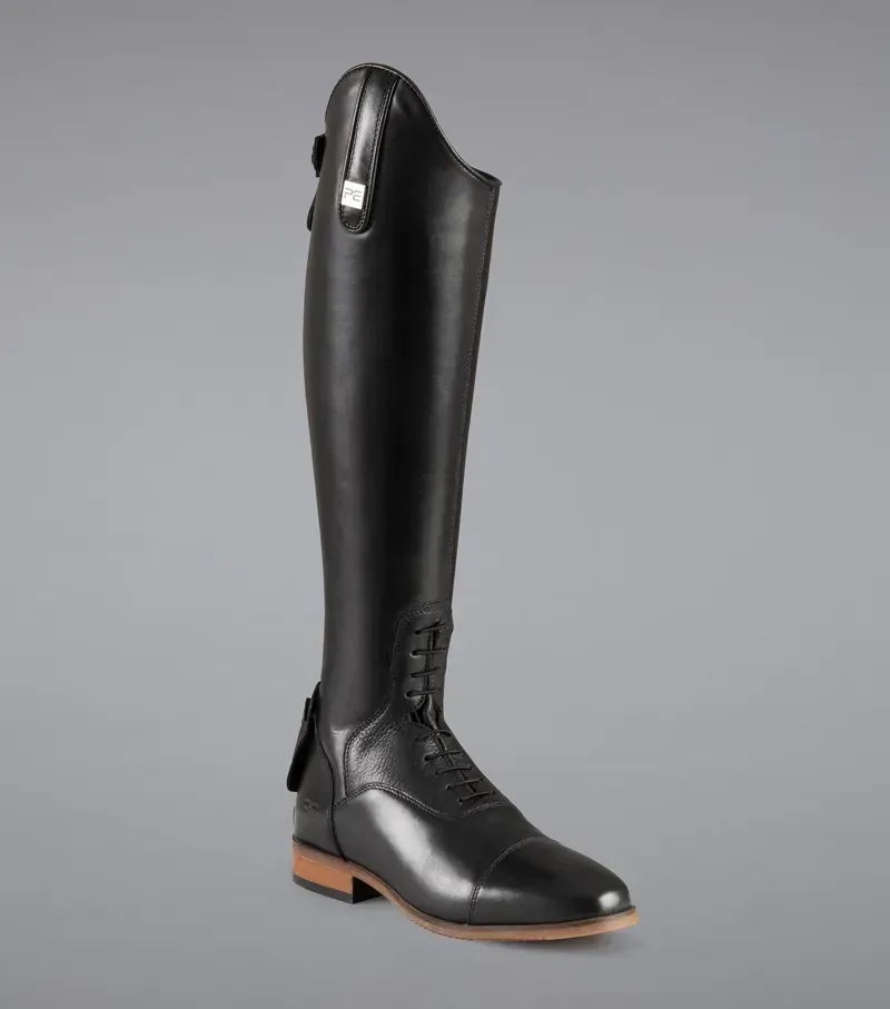 Premier Equine Ladies Bilancio Leather Field Tall Riding Boot - Black