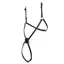 Collegiate Mono Crown Grackle Noseband - Black