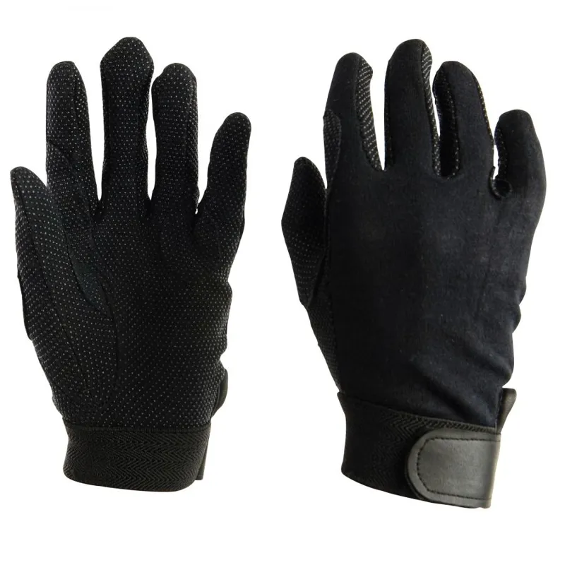 Dublin Track Riding Gloves - Black