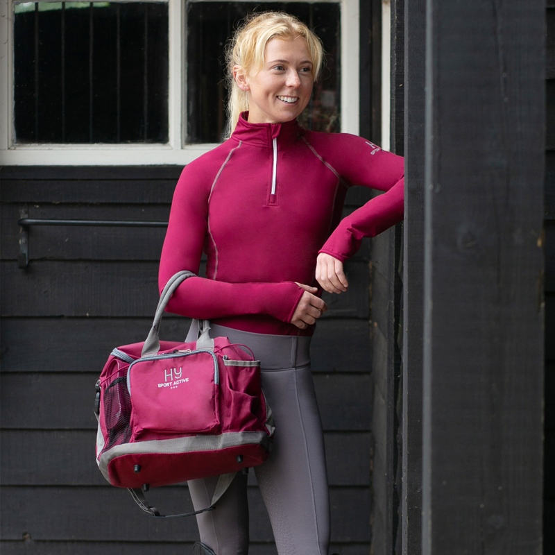 Hy Sport Active Base Layer - Vivid Merlot-3