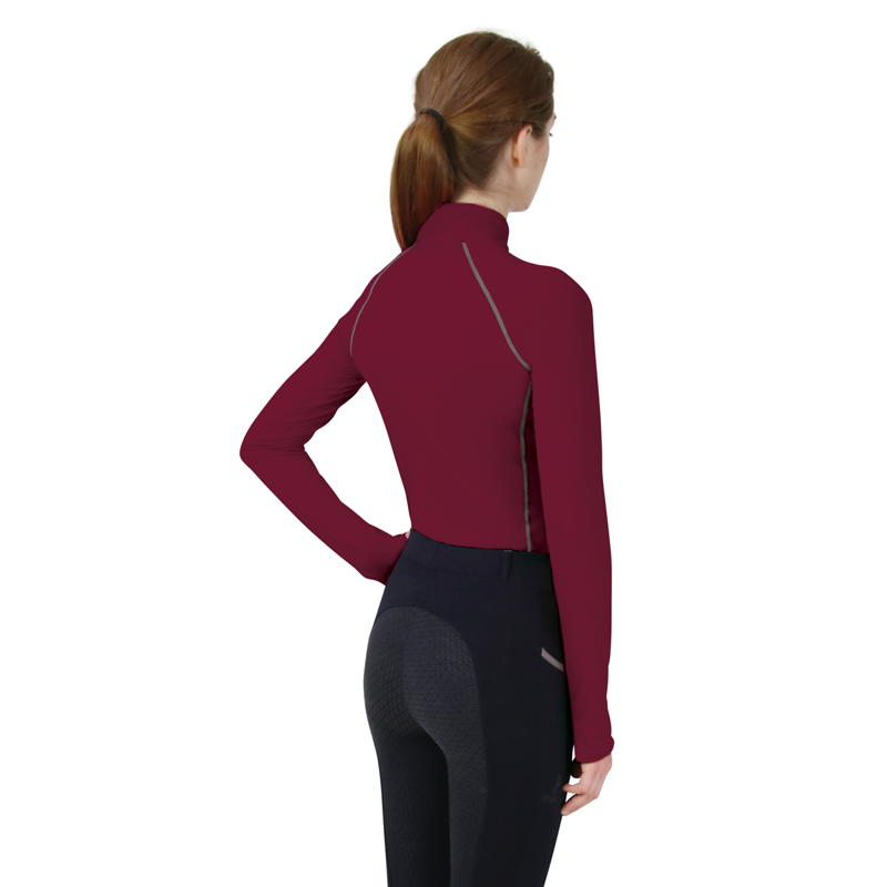 Hy Sport Active Base Layer - Vivid Merlot-1