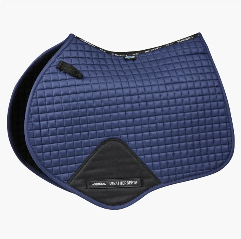 WeatherBeeta Prime Jump Shaped Saddle Pad - Blueberry Navy