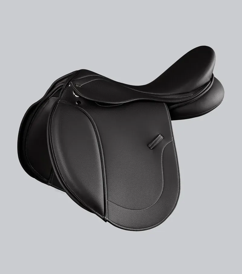 Premier Equine Bourges Synthetic GP Saddle - Black