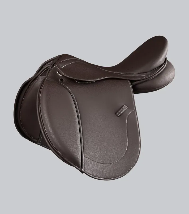 Premier Equine Bourges Synthetic GP Saddle - Dark Havana