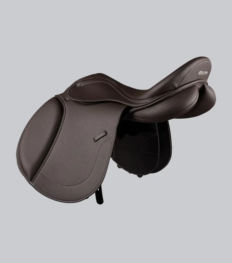 Premier Equine Bourges Synthetic GP Saddle - Dark Havana-3