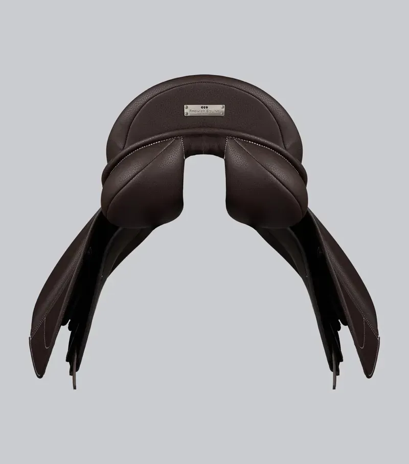 Premier Equine Bourges Synthetic GP Saddle - Dark Havana-4