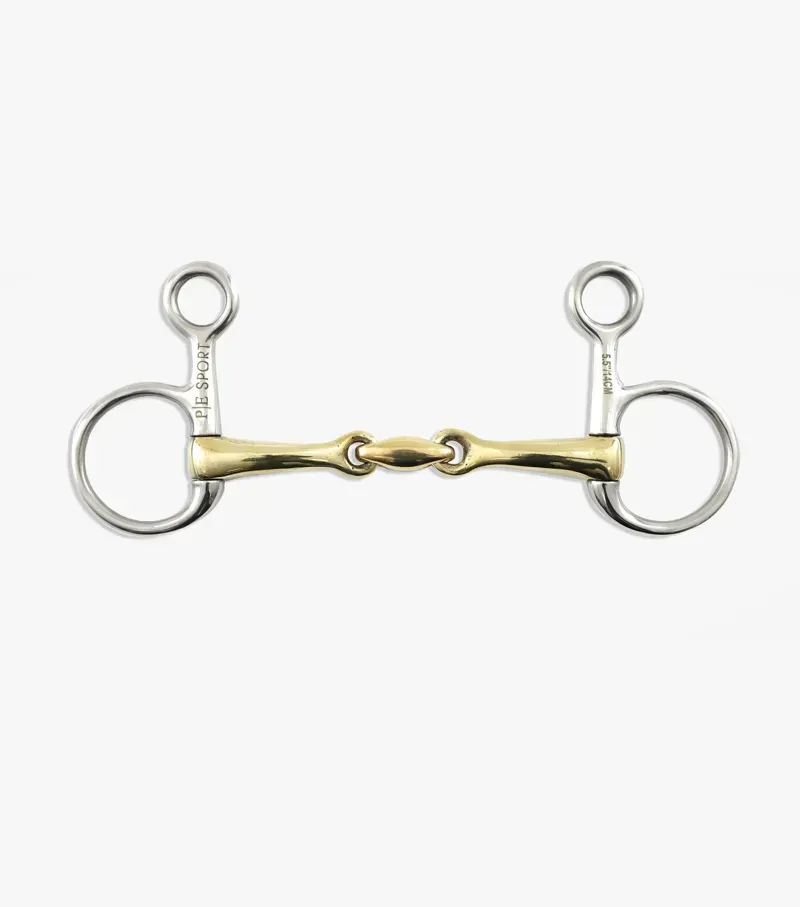 Premier Equine Brass Alloy Hanging Cheek With Lozenge - Silver 