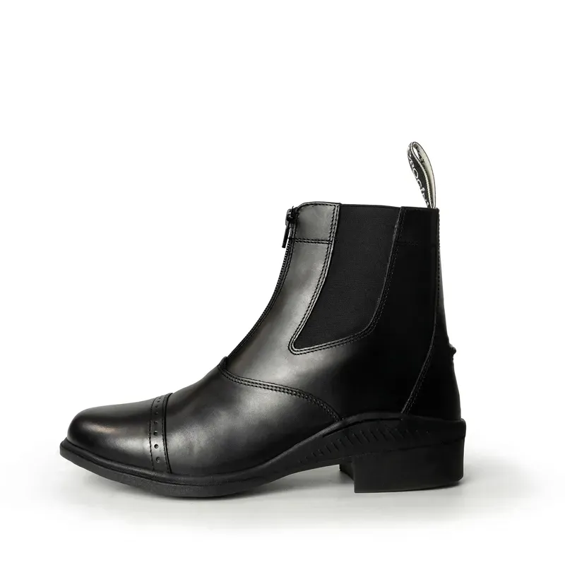 Brogini 401 Tivoli Leather Paddock Boots - Black