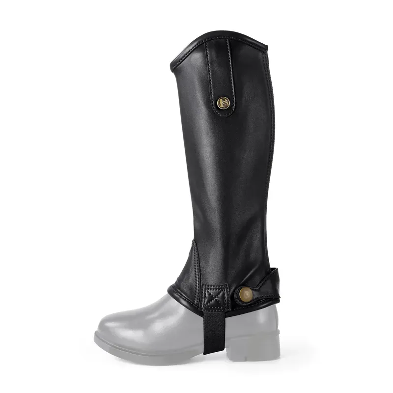 Brogini LG030 Treviso Piccino Easy-Care Childrens Gaiters - Black