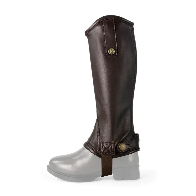 Brogini LG030 Treviso Piccino Easy-Care Childrens Gaiters - Brown-1