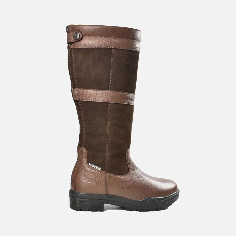 Brogini WB180K Hollingworth Piccino Zip Children's Country Boots - Brown