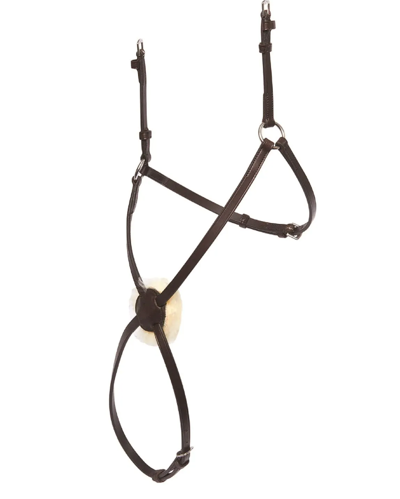 Collegiate Mono Crown Grackle Noseband - Brown