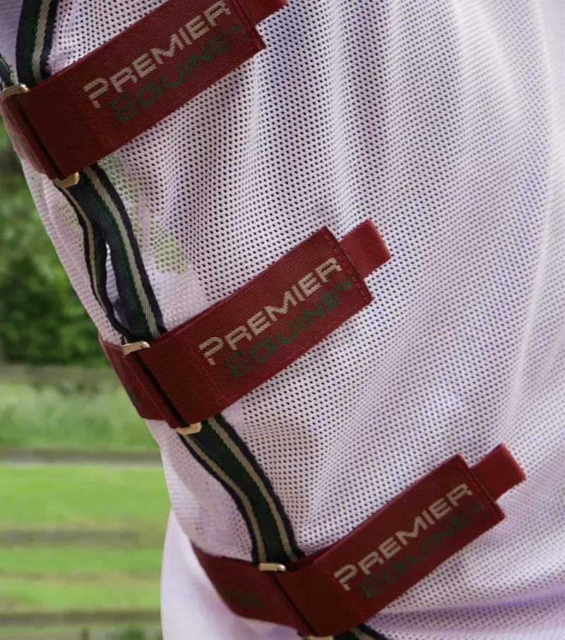 Premier Equine Bug Buster Fly Rug With Detachable Neck And Belly Flap - Lavender-1