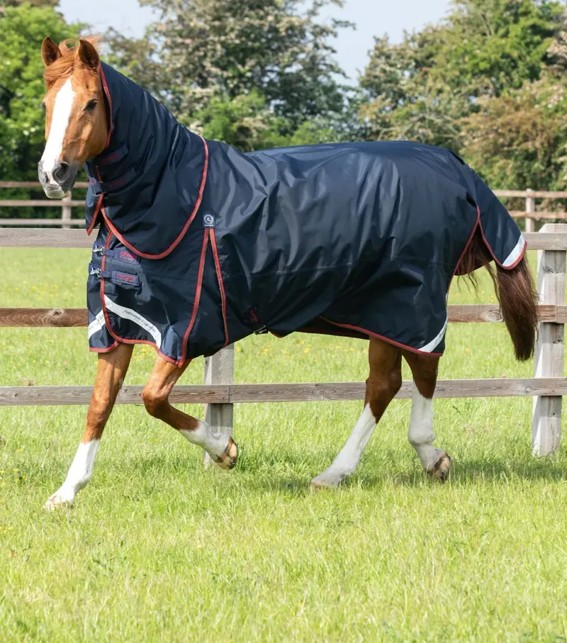 Premier Equine Buster 150g Turnout Rug With Classic Neck Cover - Navy