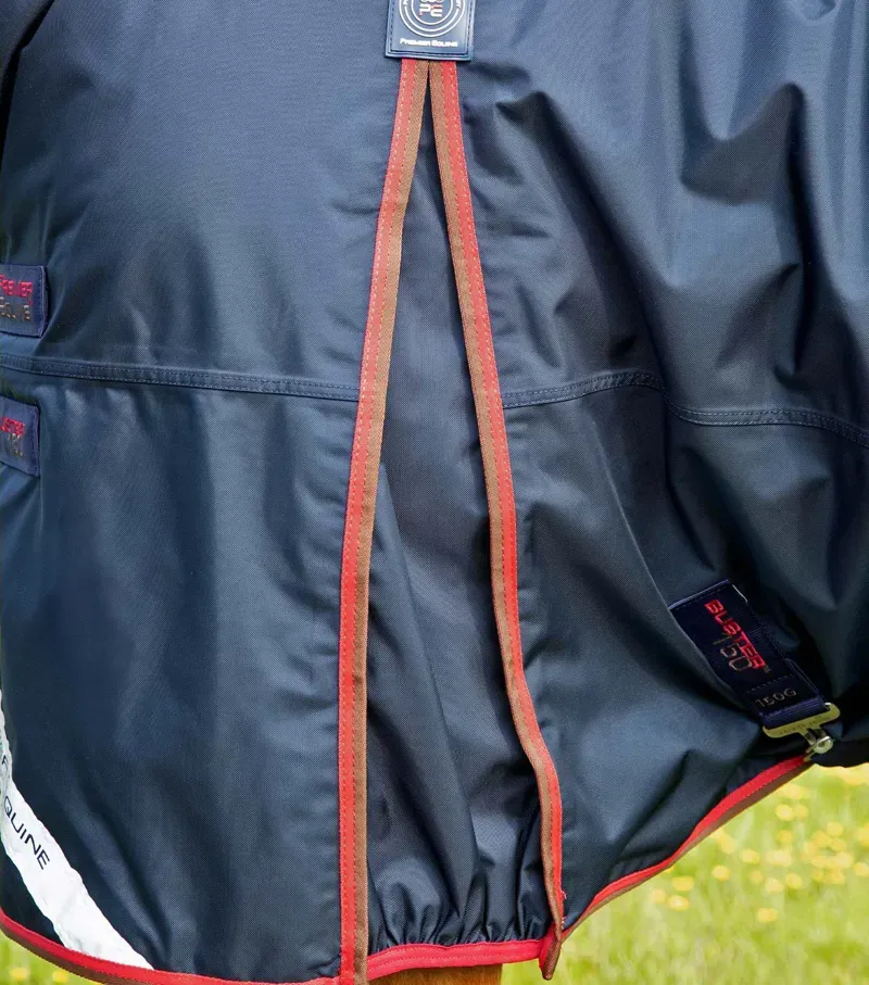 Premier Equine Buster 150g Turnout Rug With Classic Neck Cover - Navy-4