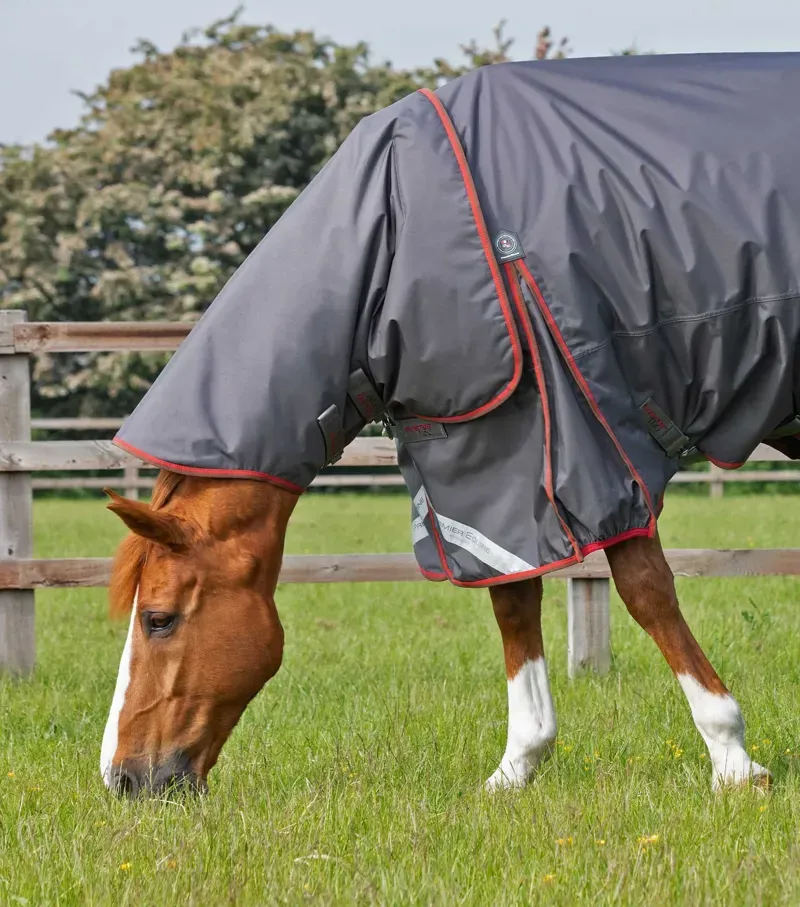 Premier Equine Buster 150g Turnout Rug With Classic Neck Cover - Grey-1