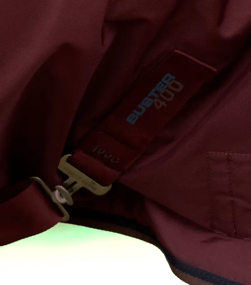 Premier Equine Buster 400g Turnout Rug With Snug-Fit Neck Cover -Burgundy-4