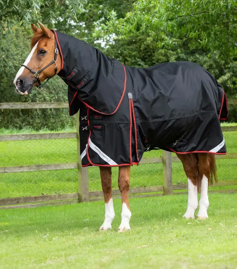 Premier Equine Buster 420g Turnout Rug With Classic Neck Cover - Black