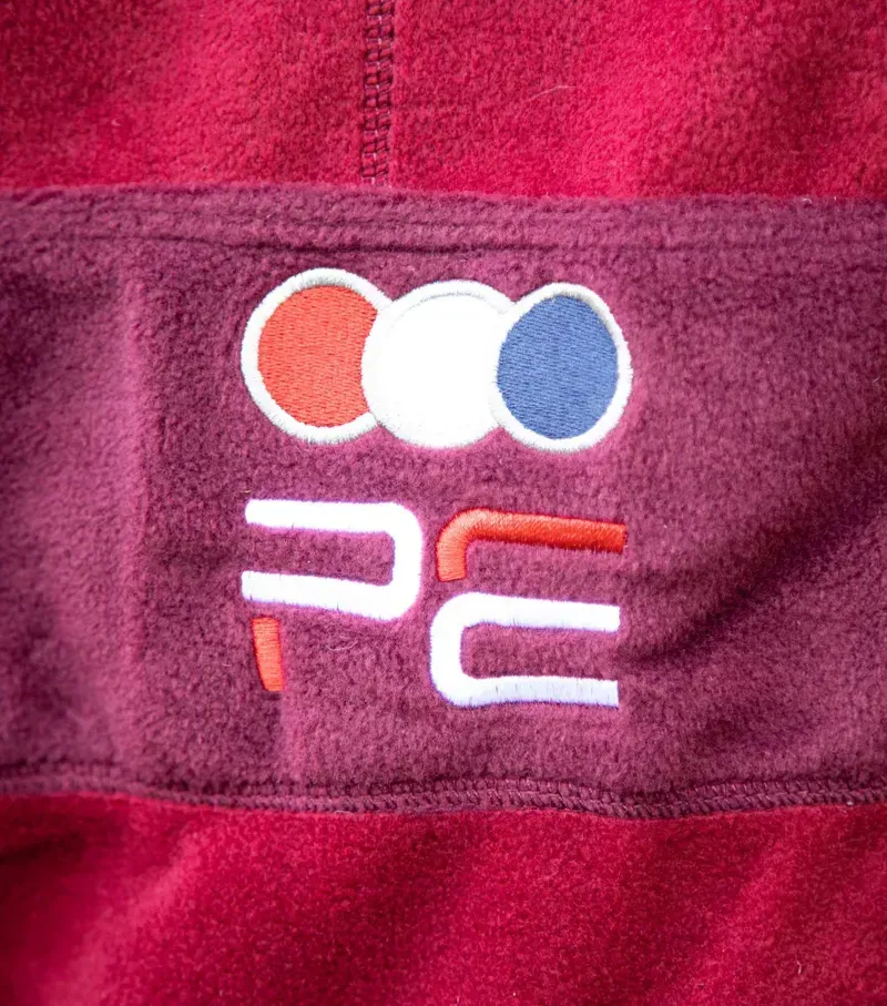 Premier Equine Buster Fleece Cooler Rug Continental Edition - Burgundy-4