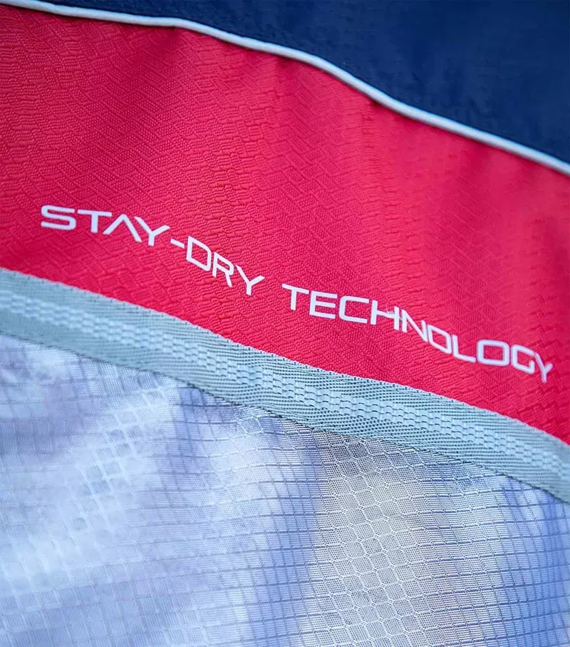 Premier Equine Buster Stay-Dry Super Lite Fly Rug With Surcingles - Navy-3