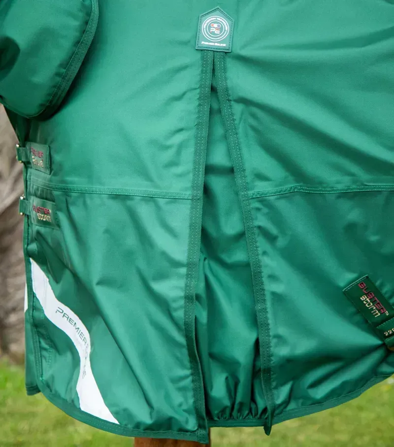 Premier Equine Buster Storm 220g Combo Turnout Rug With Classic Neck - Green-4