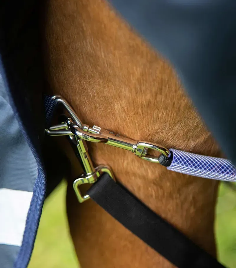 Premier Equine Buster Storm 220g Combo Turnout Rug With Classic Neck - Navy-4