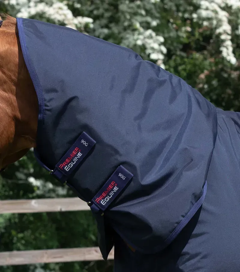 Premier Equine Buster Storm 90g Combo Turnout Rug With Classic Neck - Navy-1