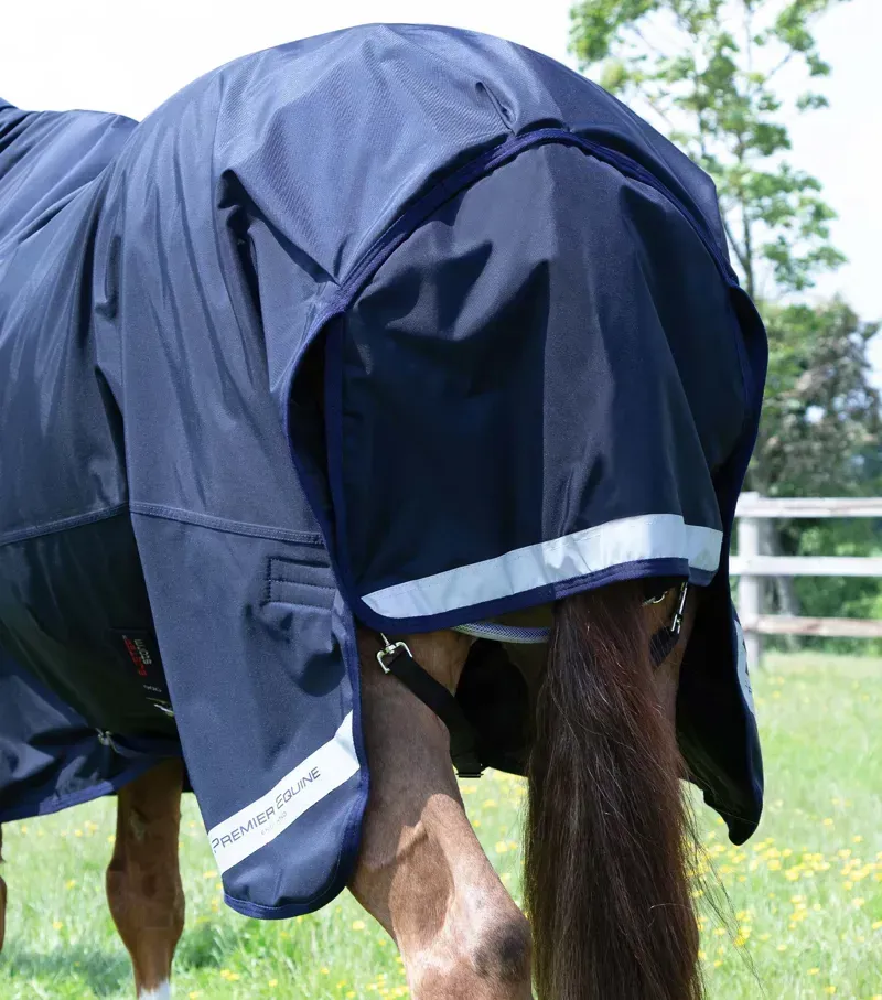 Premier Equine Buster Storm 90g Combo Turnout Rug With Classic Neck - Navy-4