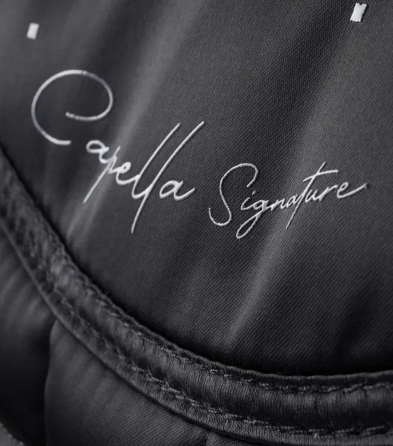 Premier Equine Capella Close Contact Merino Wool Dressage Square - Black/Black-4